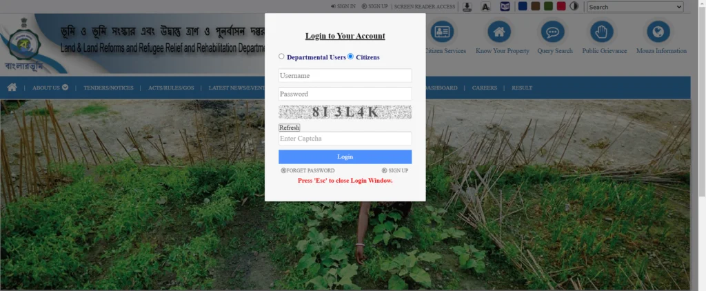 banglarbhumi login